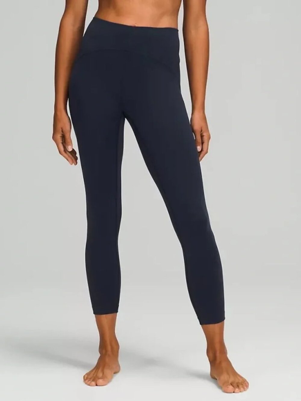 NWT Lululemon Wunder Train 25”Navy High-Rise Leggings Pockets